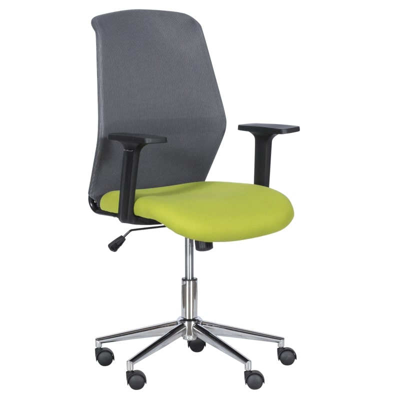 Работен офис стол - 7047-1 сив-зелен