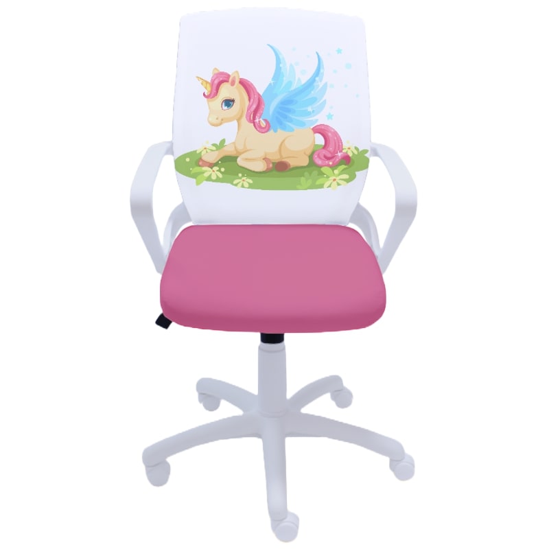 Детски стол - Fly White Unicorn