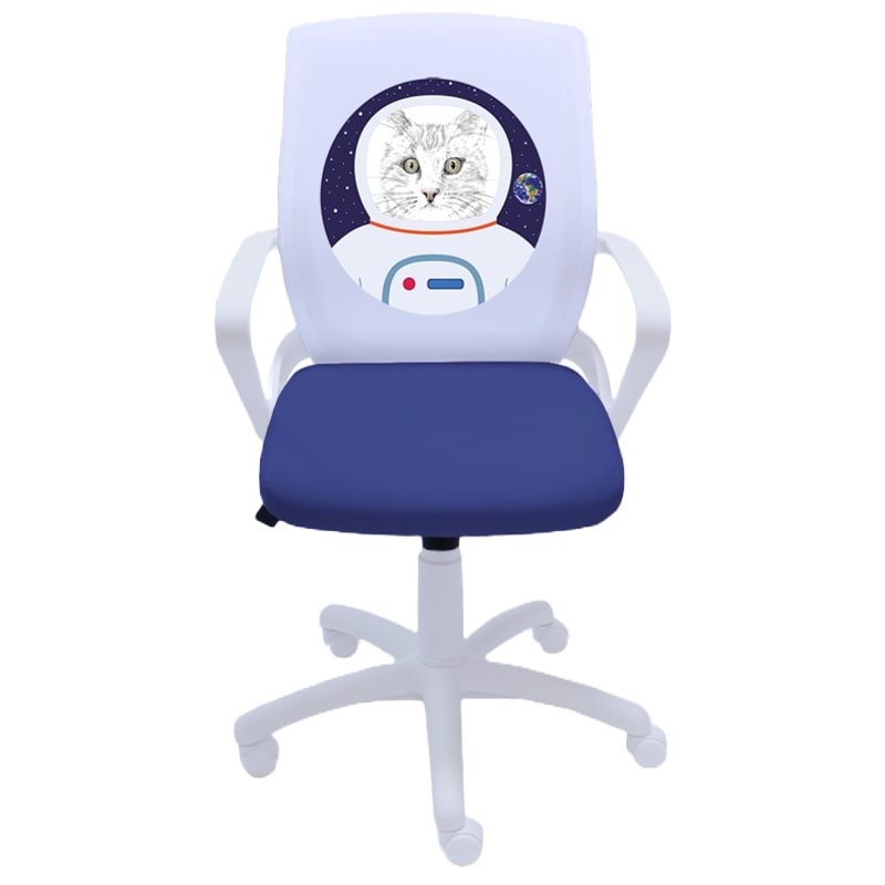 Детски стол Fly White Astro Cat коте