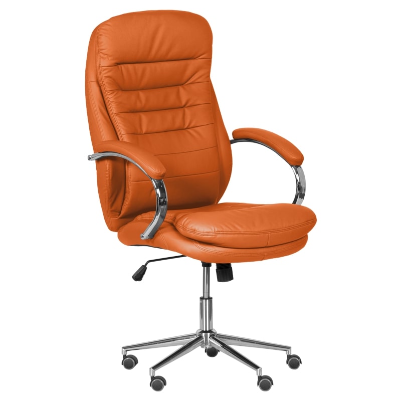 Директорски офис стол - 6113-1 оранжев