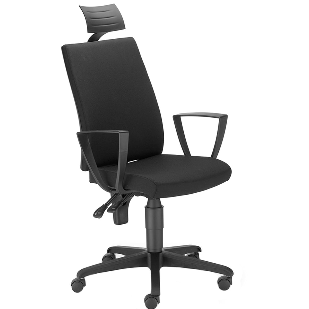 Работен офис стол - I-Line HR черен