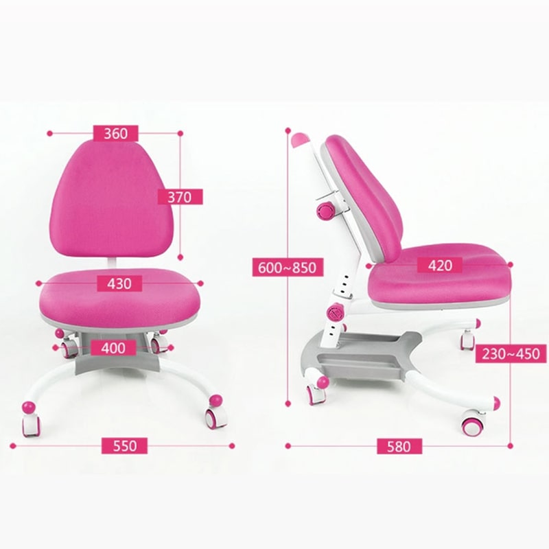 Ергономичен детски стол RFG Ergo Tech розов