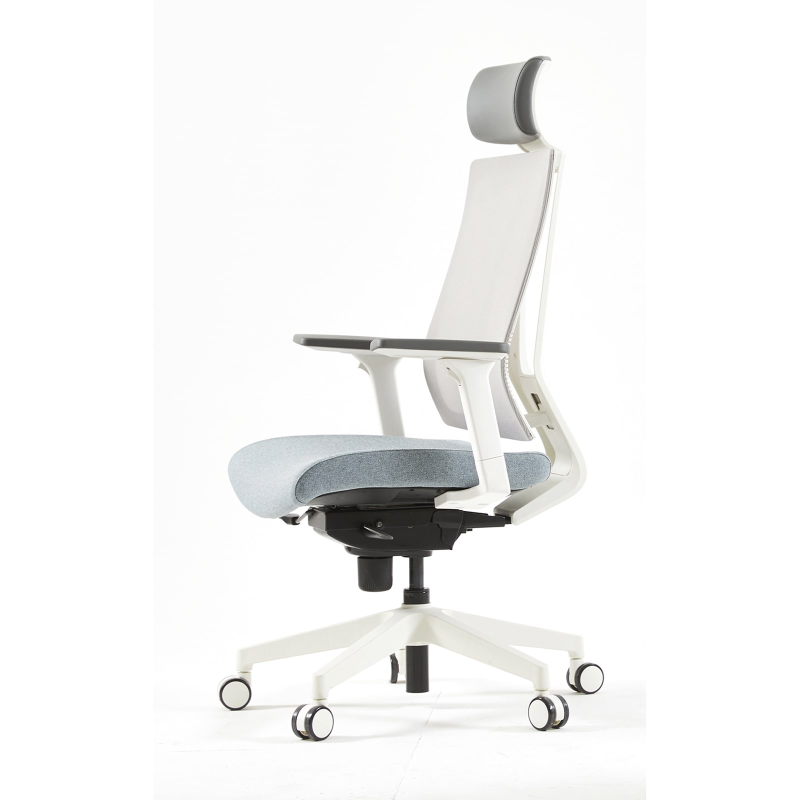 Ергономичен офис стол - Dawon G1 3D HR сиво-син