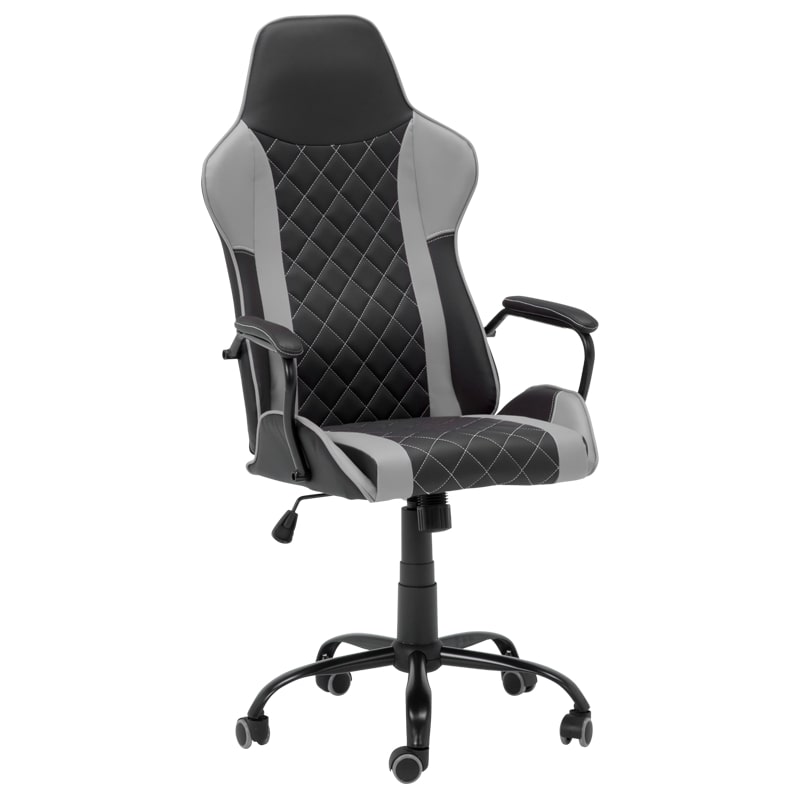 Геймърски стол - 6310 черен-сив