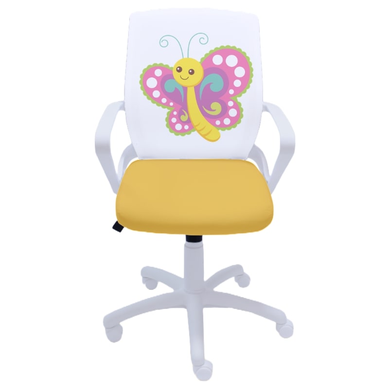 Детски стол Fly White Butterfly пеперуда