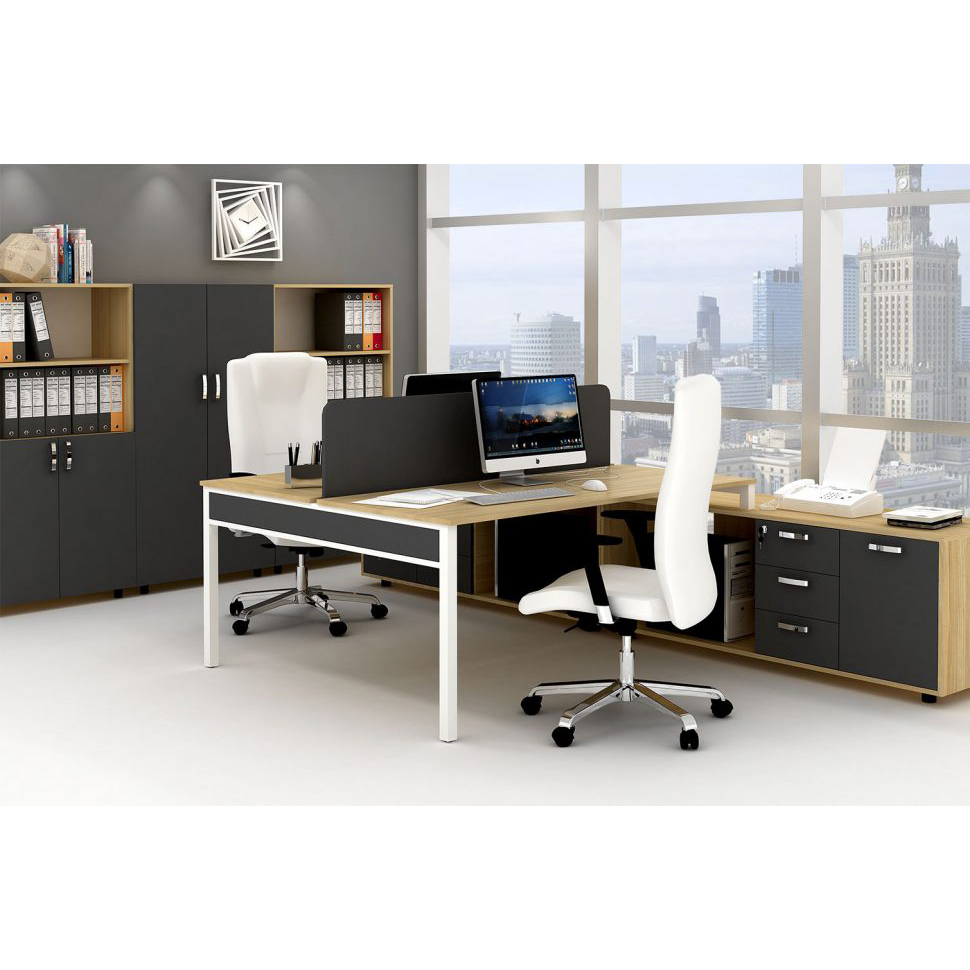 Офис бюро 2 работни места iOffice BO2 4 Dragi