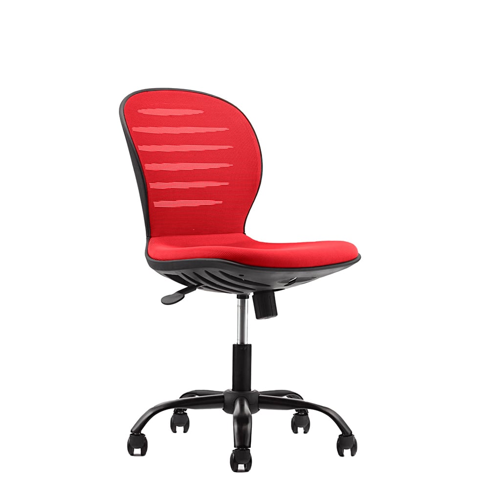 Ергономичен детски стол - RFG Flexy Black червен