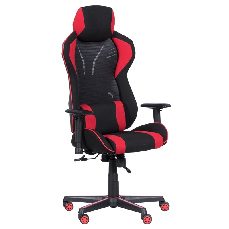 Геймърски стол - 6199 черен-червен