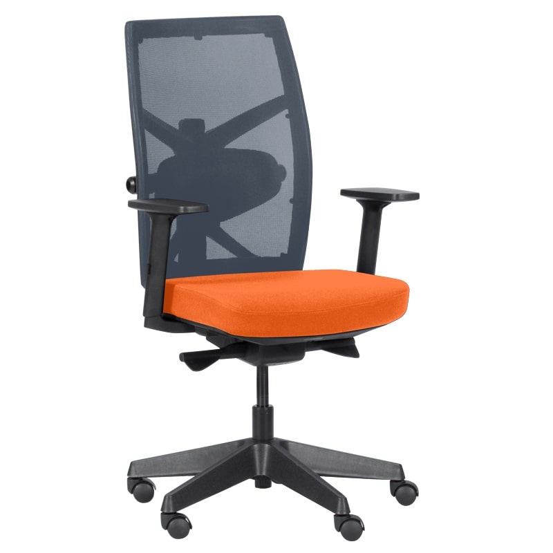 Ергономичен офис стол - Fredo E оранжев