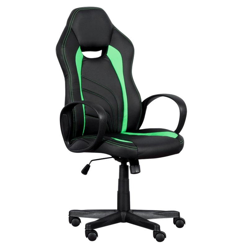 Геймърски стол - 7525 черен-зелен