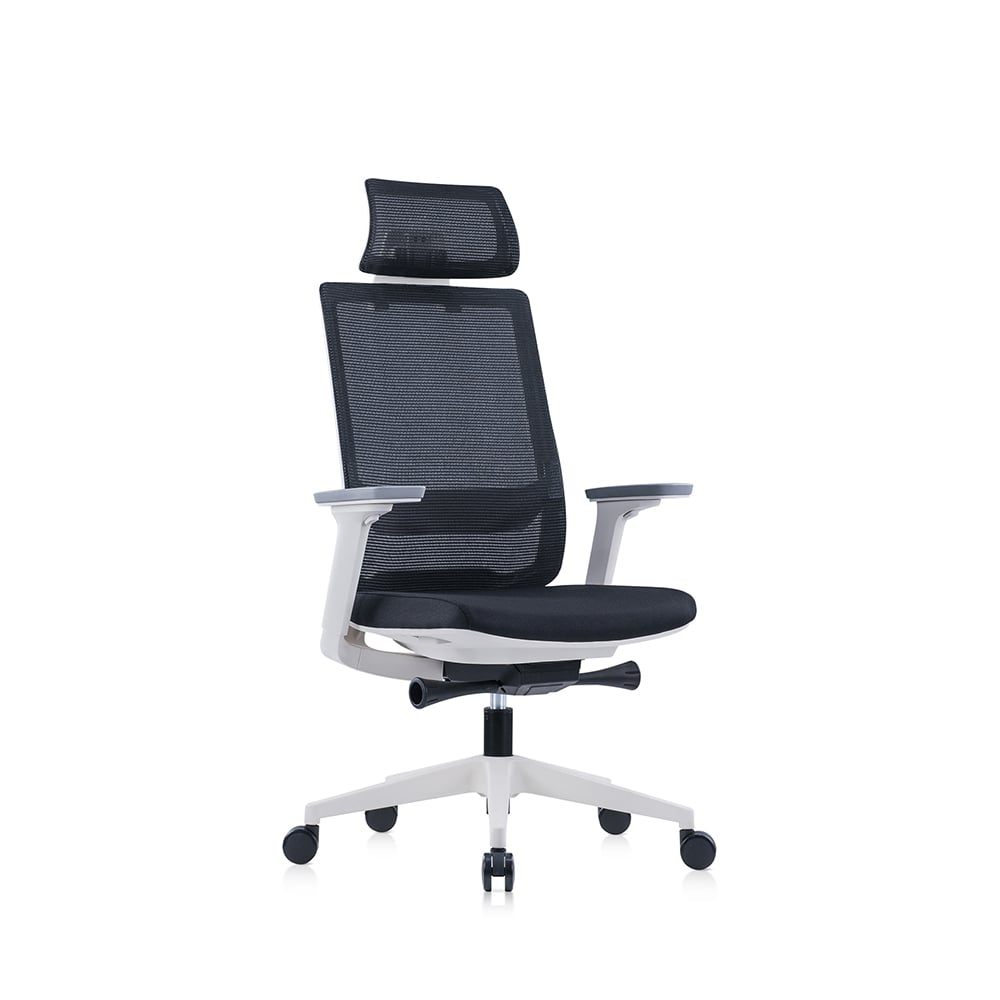 Ергономичен офис стол - RFG Meteor X White HB черен