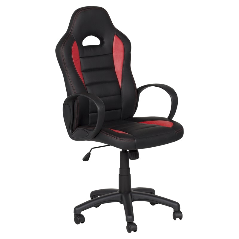Геймърски стол - 7501 черен-червен