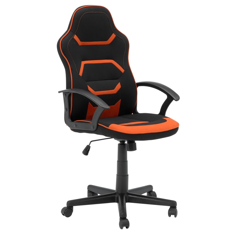 Геймърски стол - 6309 черен-оранжев