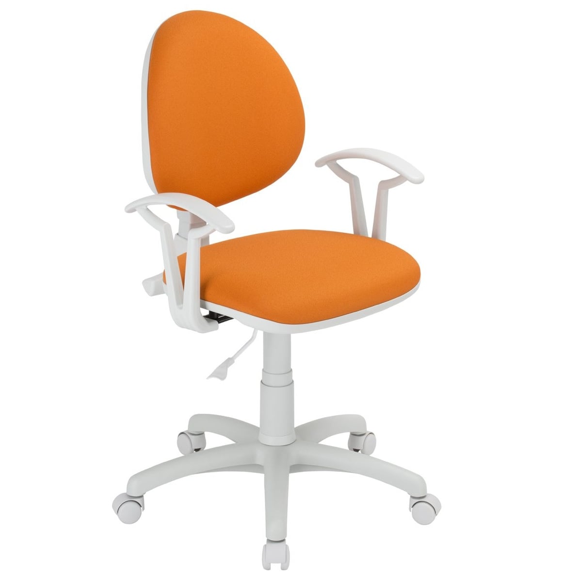 Детски стол - Smart White оранжев