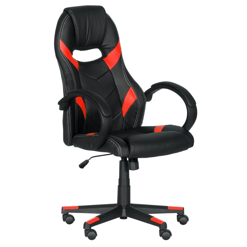 Геймърски стол - 7605 черен-червен