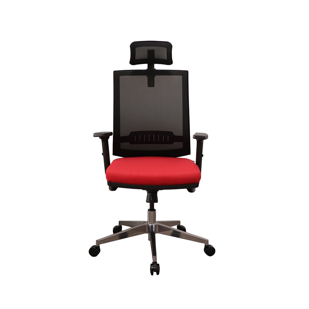 Работен офис стол - RFG Elli 06 черен-червен