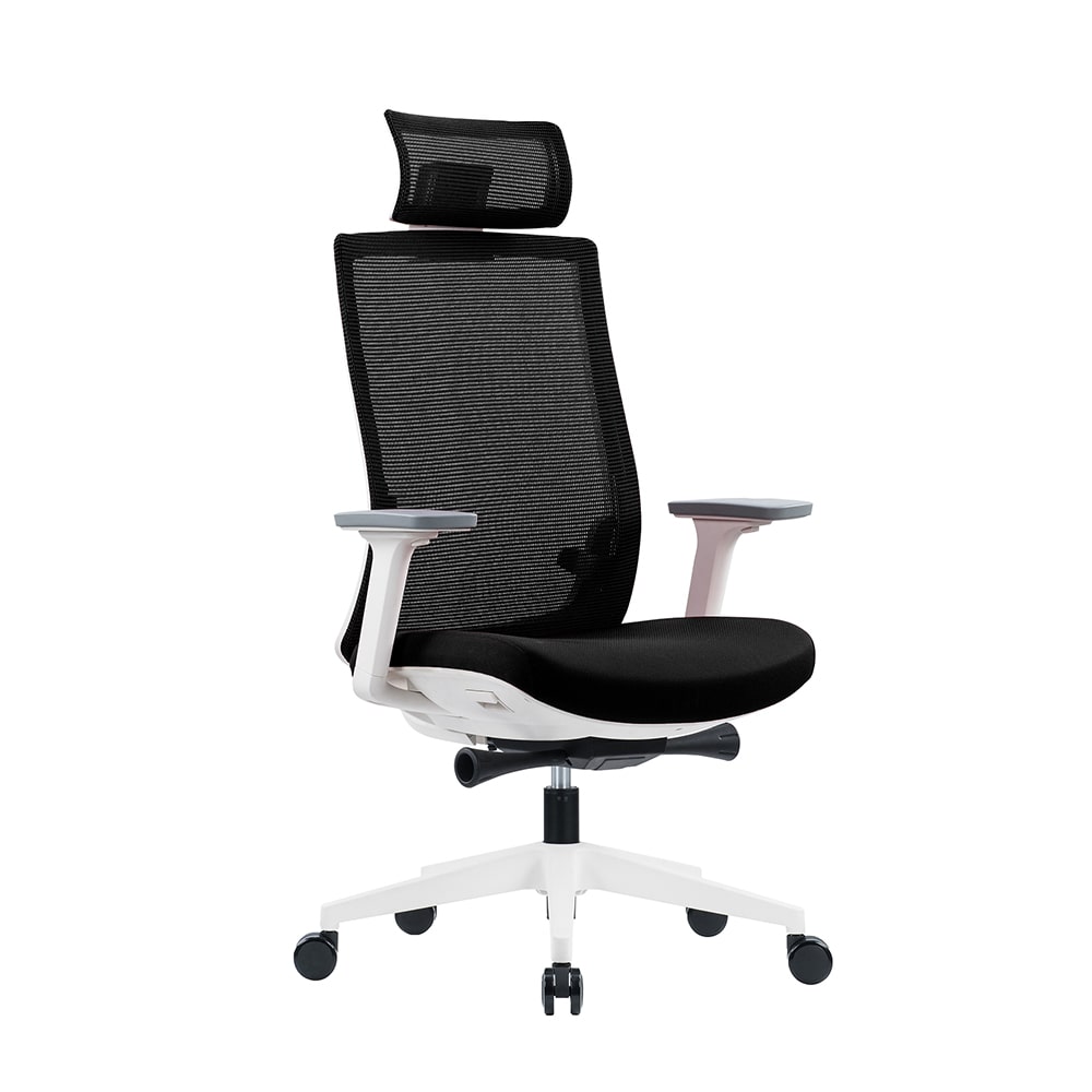 Ергономичен офис стол - RFG Meteor White HB черен