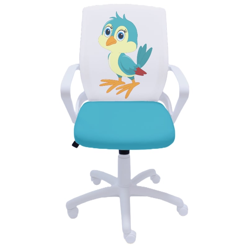 Детски стол - Fly White Blue Bird