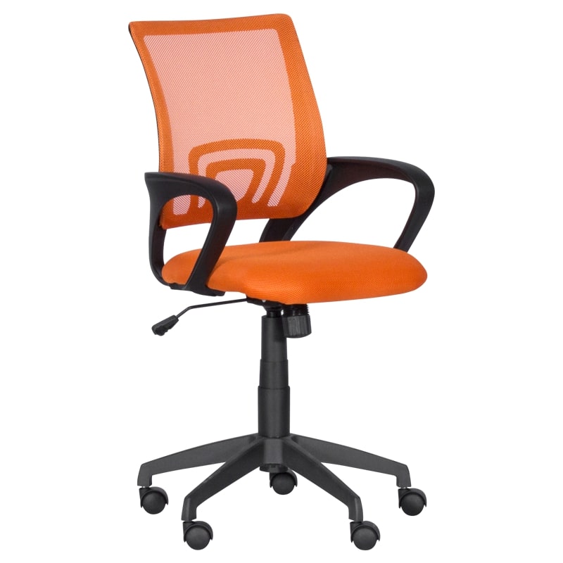 Работен офис стол 7050 оранжев carmen
