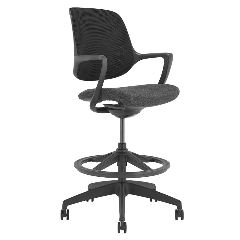 Висок работен офис стол Carmen Davos черен