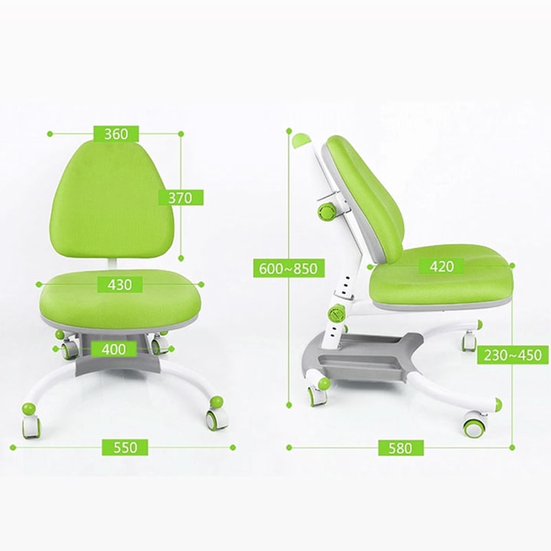 Ергономичен детски стол RFG Ergo Tech зелен