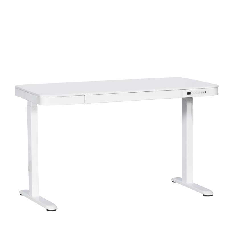 CR-118 E 140/60 Ергономично бюро с електрическо регулиране на височината бял