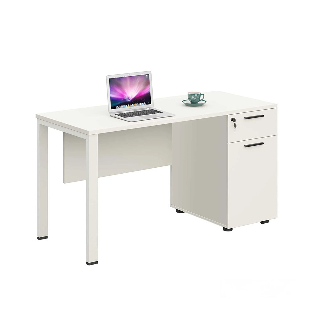 Офис бюро с контейнер - Monaco 120/60/75h см бяло