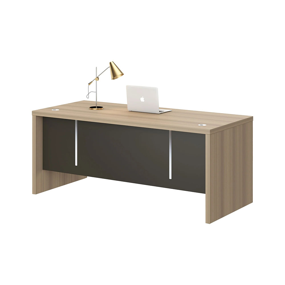 Офис бюро - Milano 180/70/75h см светъл дъб-тъмносиво