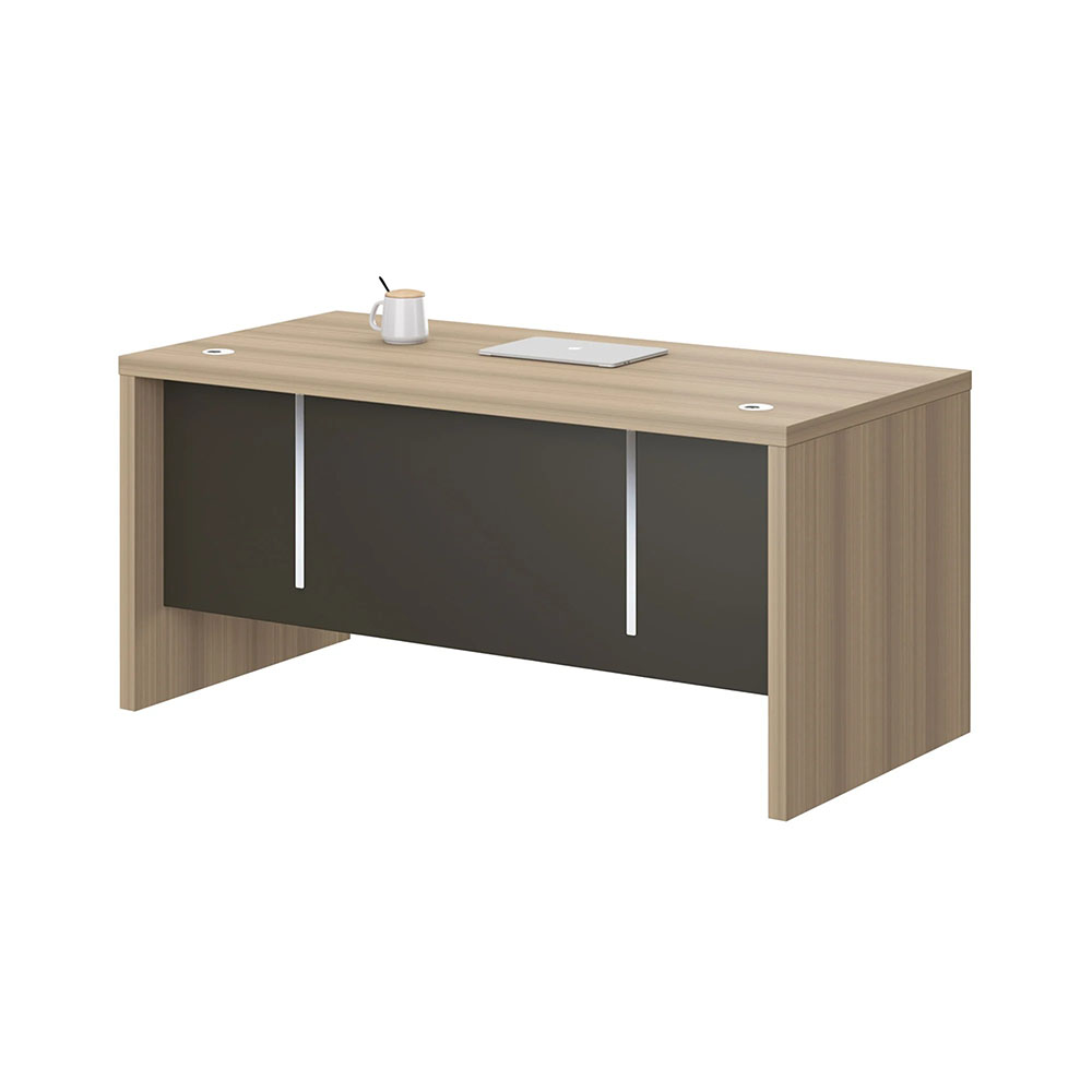 Офис бюро - Milano 160/70/75h см светъл дъб-тъмносиво