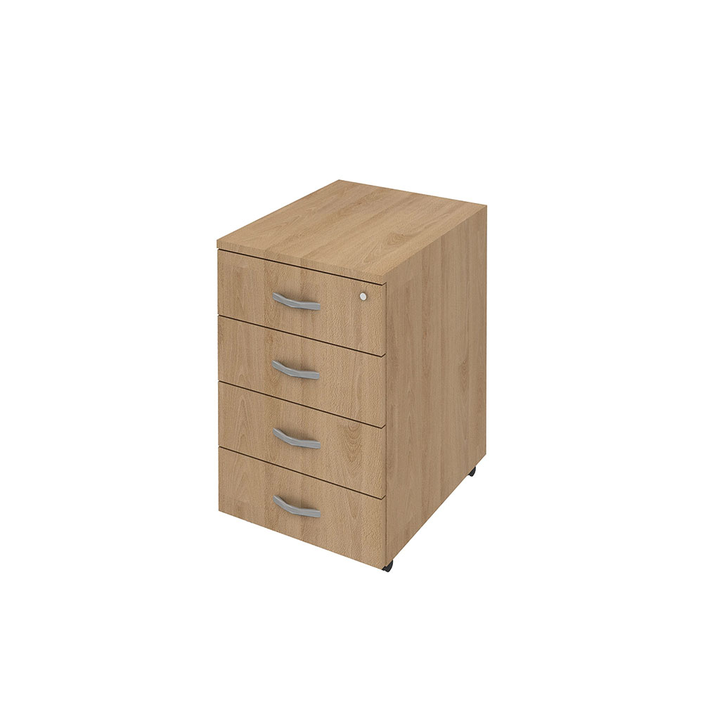 Офис контейнер за бюро K4 с 4 чекмеджета с ключ