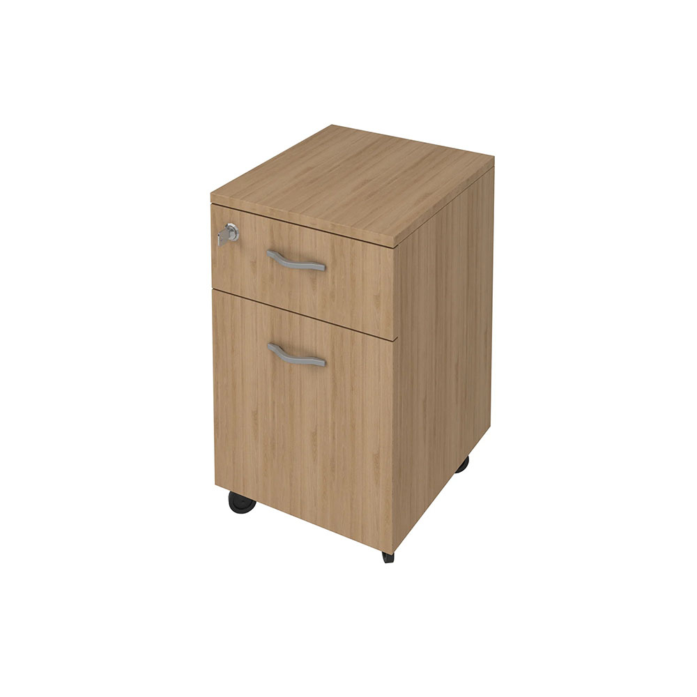 Офис контейнер за бюро - K10 с 1 чекмедже и врата