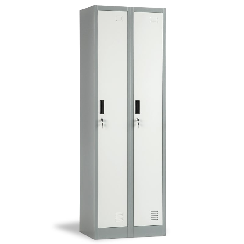 Метален шкаф - CR 1242-2 J LUX сив-тъмносив