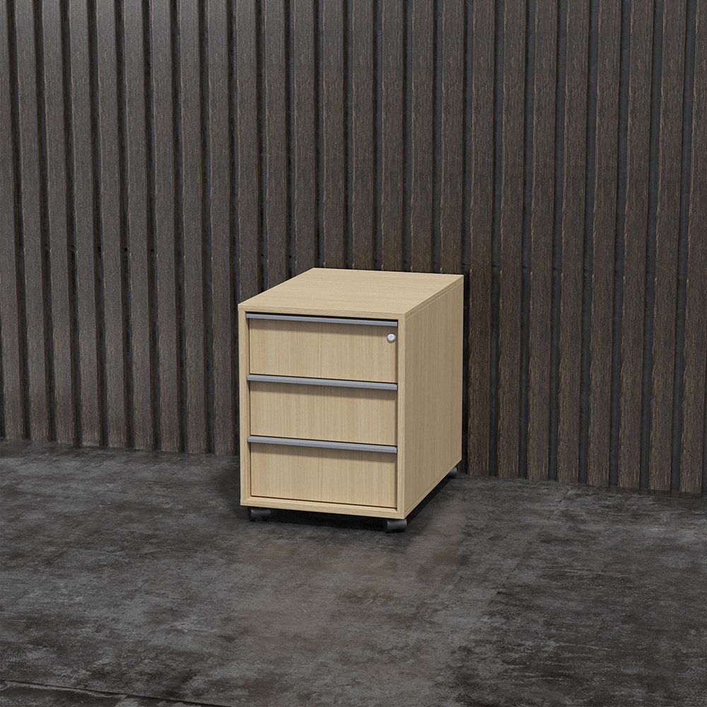 Офис контейнер - Nova A Narbutas избелен дъб-сив