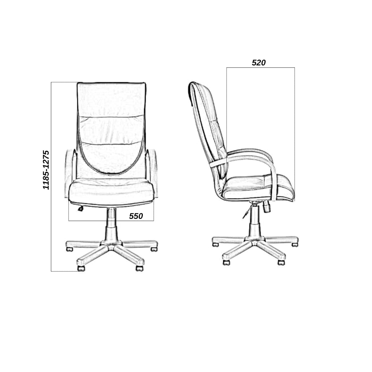 Директорски офис стол Nowy Styl Credo Extra