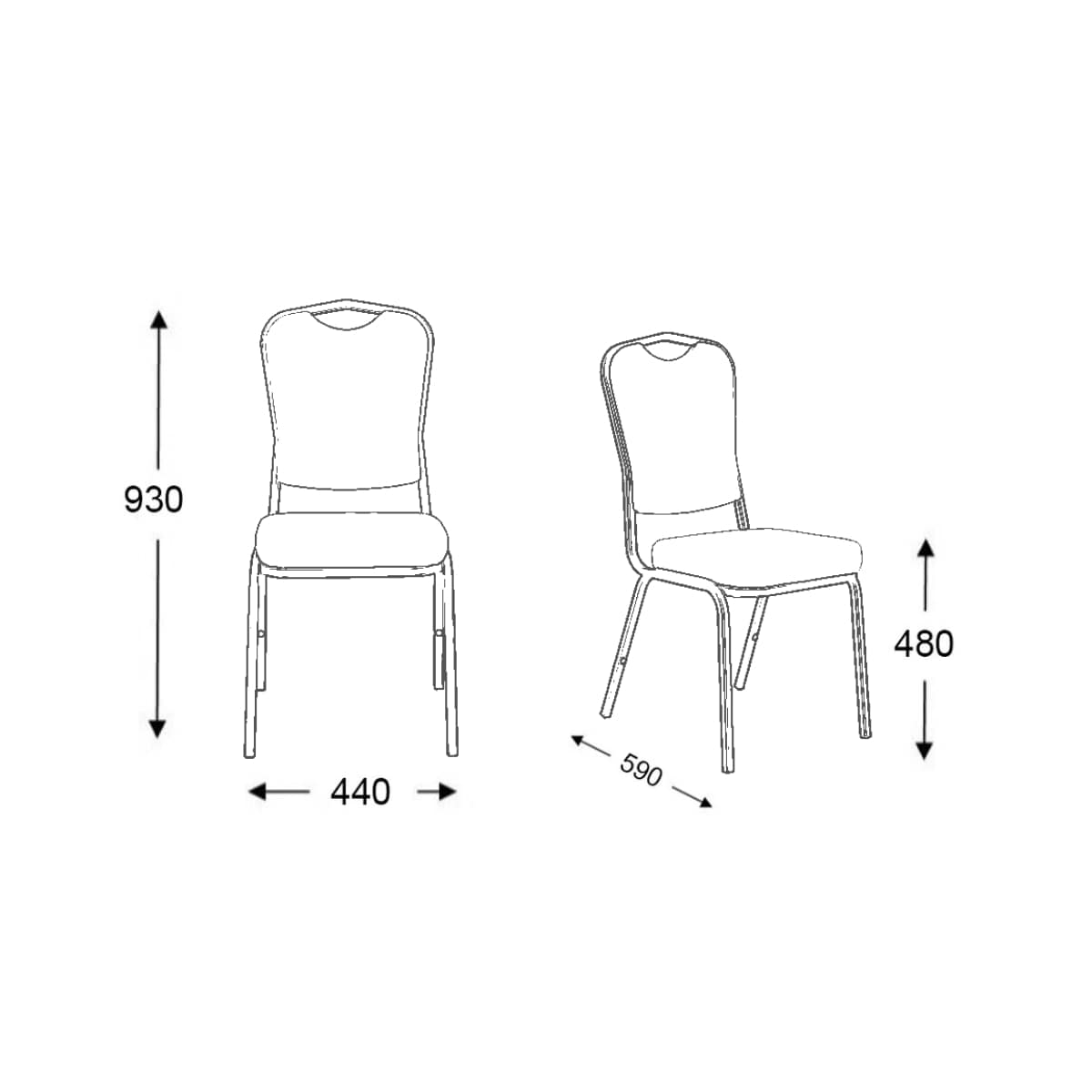 Посетителски-конферентен стол Shooter Black