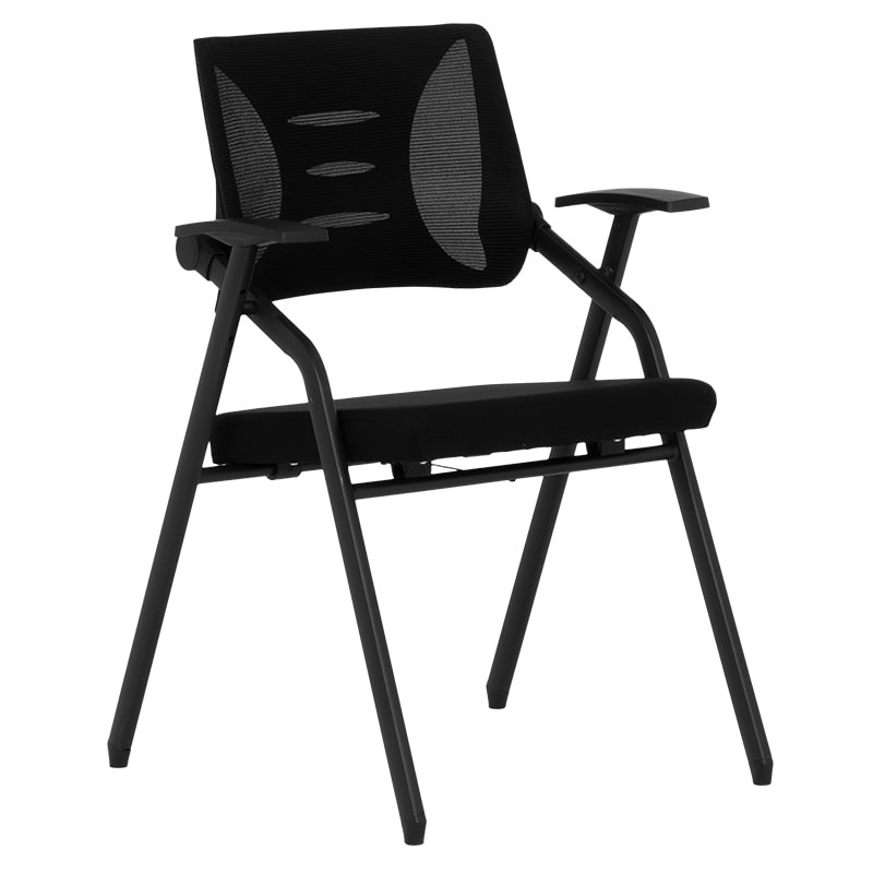 Сгъваем посетителски стол - 1709 черен