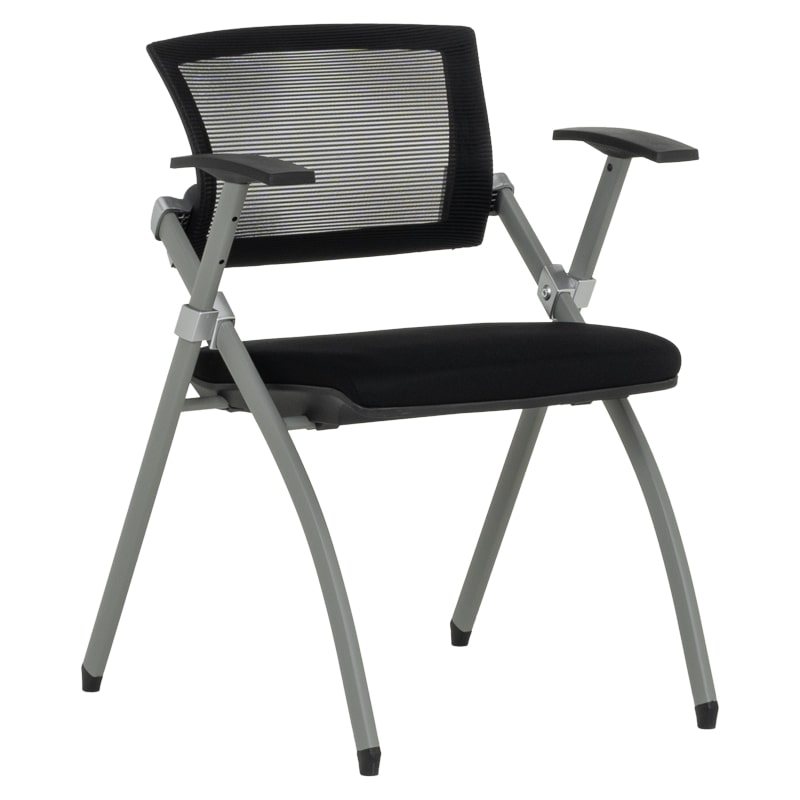 Сгъваем посетителски стол - 1703 черен