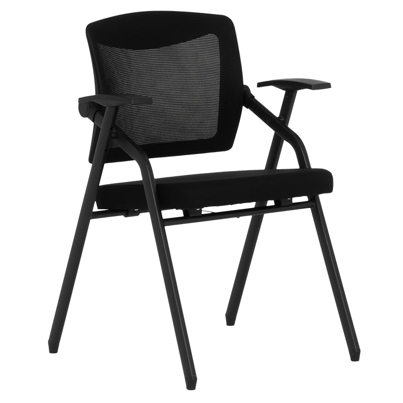 Сгъваем посетителски стол - 1708 черен