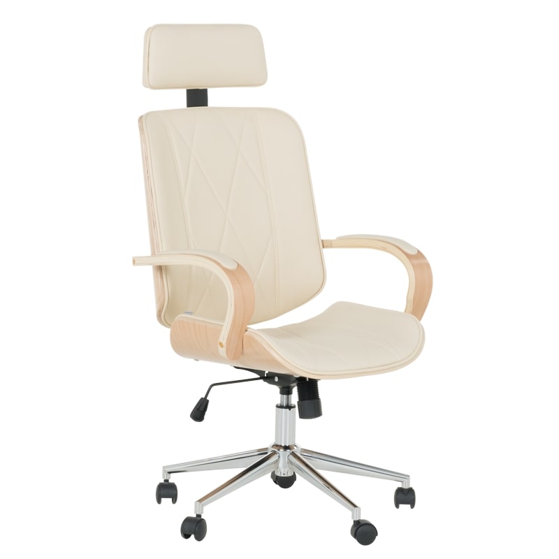 Директорски стол - 6404 бук-крем