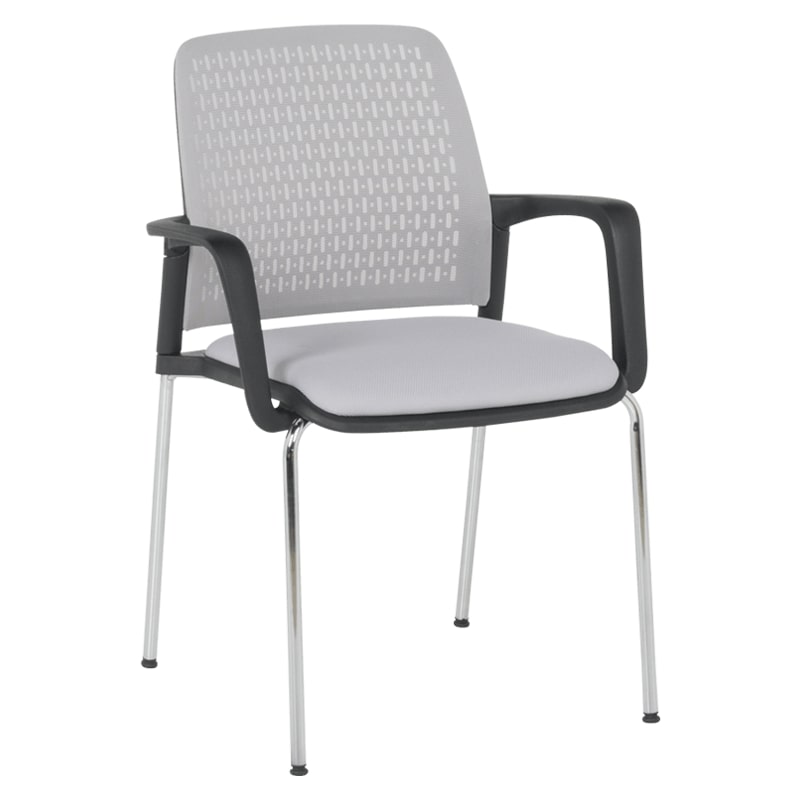 Посетителски стол - 1138 CH светлосив