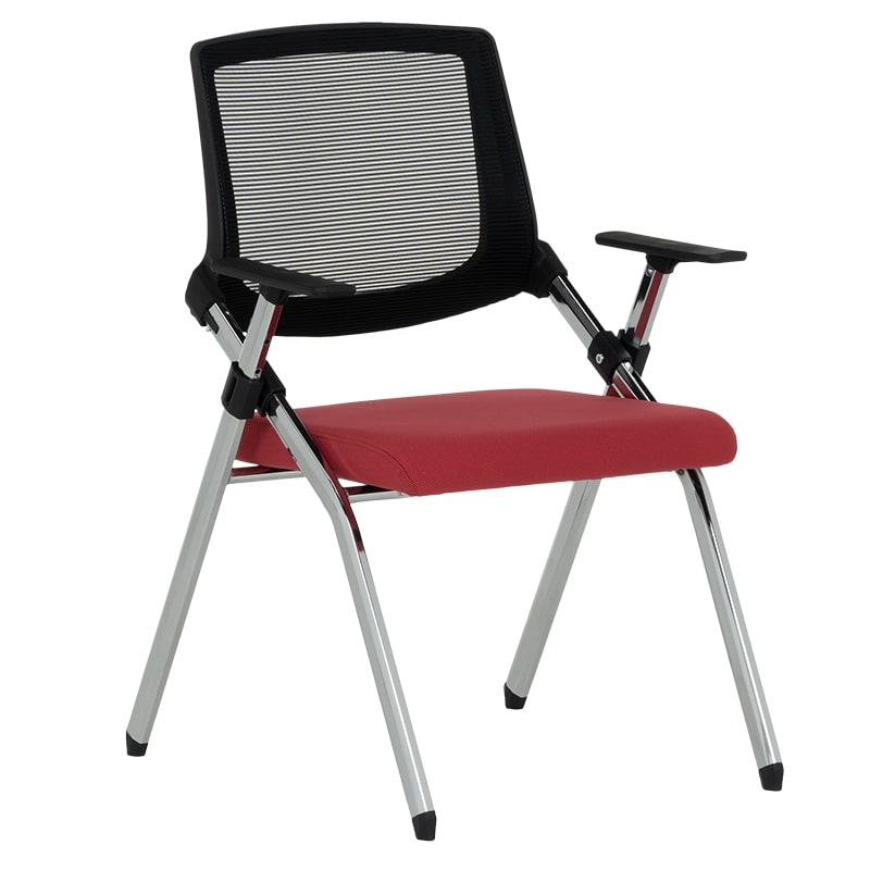 Сгъваем посетителски стол - 1704 червен