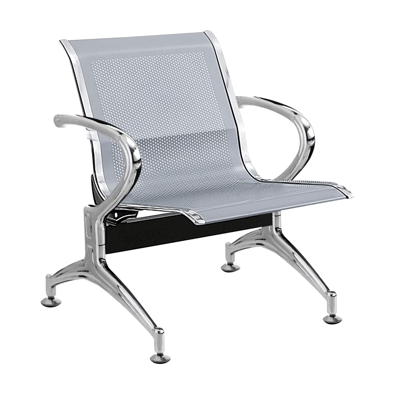 Посетителска пейка - CR-1030-1-място сребърна