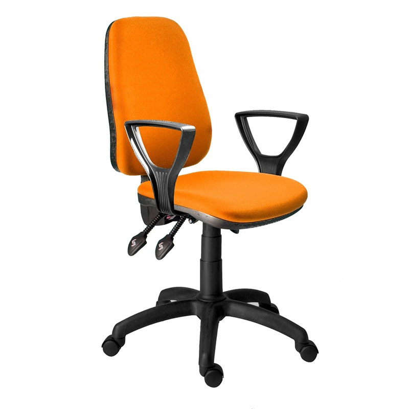 Офис стол - 1140 ASYN оранжев D9