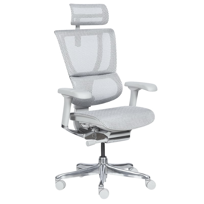 Ергономичен стол - IOO Elite 2 сива рамка-сив